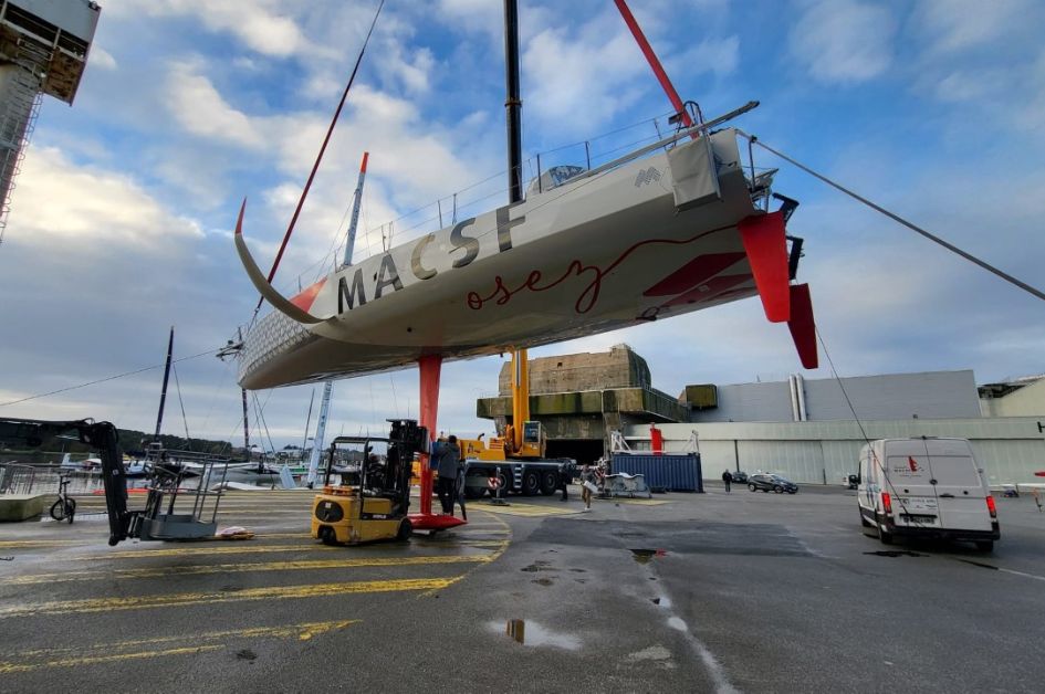 L’IMOCA MACSF entre en chantier pour l'hiver